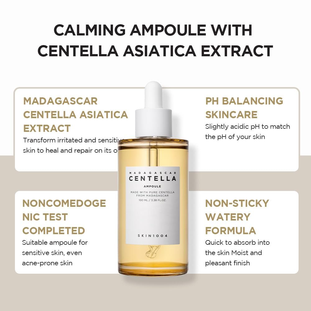 SKIN1004 Madagascar Centella Asiatica Ampoule Facial Serum: A Soothing Savior for Sensitive Skin